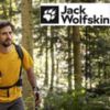 Wanderer und Logo Jack Wolfskin